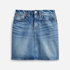 J. Crew Denim Mini Jean Skirt Sz 12 Mediun Wash